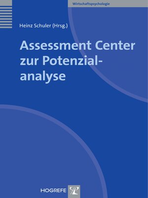 cover image of Assessment Center zur Potenzialanalyse